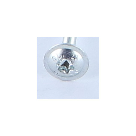 1 x Puuruuvi Levypää TORX T25 5x70 Sinkitty teräs