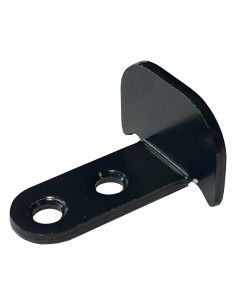 Kulma viiste sulkimen salpaa varten 25 mm Musta