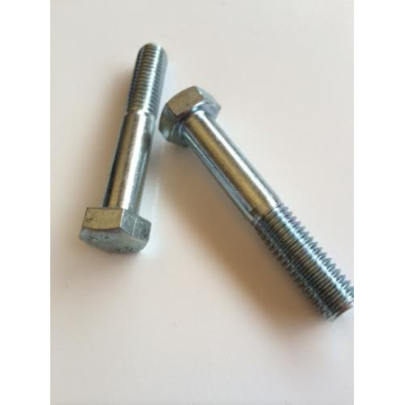 1 x "Pultin runko Kuusiopää TH M10X50 Luokka 8.8 Hienokierre Kierrepituus: 125 mm Sinkitty teräs