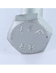 "Pultin runko Kuusiopää TH M10X130 Luokka 8.8 Raakateräs... 2