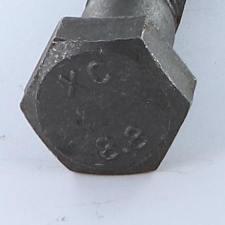 1 x "Pultin runko Kuusiopää TH M18X75 Luokka 8.8 Raakateräs