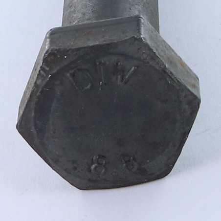 1 x "Pultin runko Kuusiopää TH M10X90 Luokka 8.8 Raakateräs