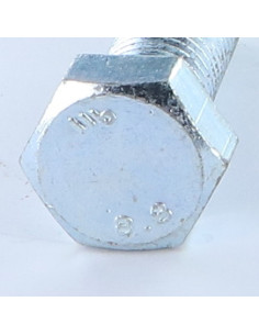 "Pultin runko Kuusiopää TH M12x45 Luokka 8.8 Sinkitty teräs 2