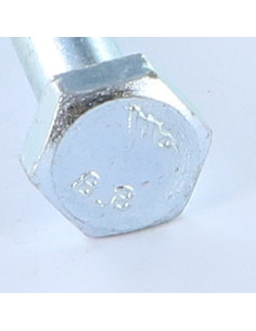 "Pultin runko Kuusiopää TH M8x45 Luokka 8.8 Sinkitty teräs 2