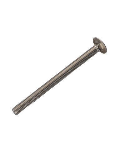 1 x Pyöreä neliöpää laipalla Ruostumaton teräs...