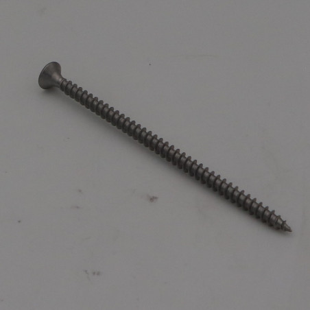 1 x Puuruuvi Ruostumaton teräs A2 uppokantainen Pozi 4,5x80
