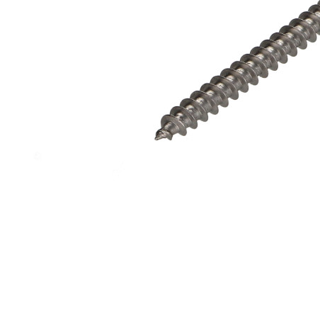 1 x Puuruuvi Ruostumaton teräs A2 uppokantainen Pozi 4,5x60