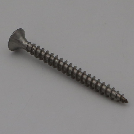 1 x Puuruuvi Ruostumaton teräs A2 uppokantainen Pozi 4,5x45
