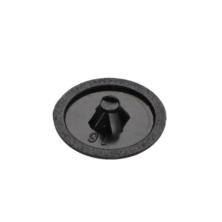 1 x Skruvhuvudskåpa Polyetylen Pozi PZ10 Pään halkaisija: 12 RAL 9005 pikimusta