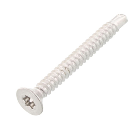 1 x Itseporautuva ruuvi uppokantainen 5,5x100 TORX T25 Ruostumaton teräs AISI 410
