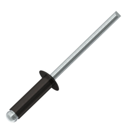 1 x "Sokkoniitti 3X8 Kiristimen paksuus 3 to 5 Vakio pyöreä kanta Musta