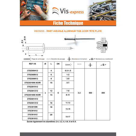 1 x "Sokkoniitti 3X16 Kiristimen paksuus 11 to 13 Vakio pyöreä kanta ALX