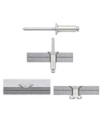 1 x "Sokkoniitti 3.2X6 Kiristimen paksuus 1 to...