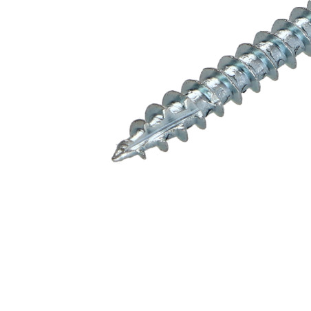 1 x "Puu- ja lastulevyruuvi uppokantainen Uritettu Pozi PZ10 3,5x35 "Halkeamista estävä kärki Kokonaan kierteytetty