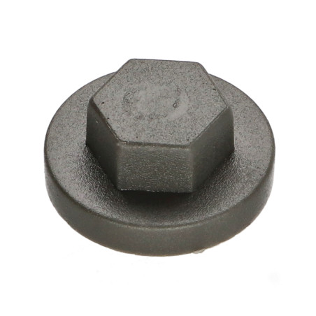 1 x Suojus Kuusiopää TH Polyetylen RAL 7022 umbranharmaa Itsekierteittäville tai peltiruuveille Ø 6.3
