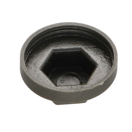 1 x Suojus Kuusiopää TH Polyetylen RAL 7022 umbranharmaa Itsekierteittäville tai peltiruuveille Ø 6.3