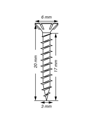 1 x Spax T-STAR LISÄÄ uppokantainen TORX T10...