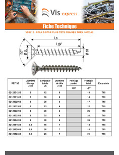 Spax T-STAR LISÄÄ uppokantainen TORX T15 Ruostumaton... 2