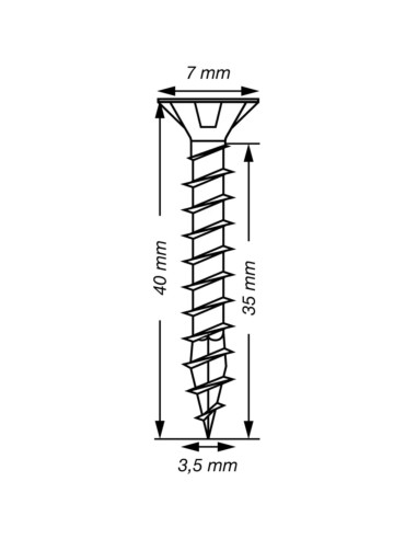 1 x Spax T-STAR LISÄÄ uppokantainen TORX T15...