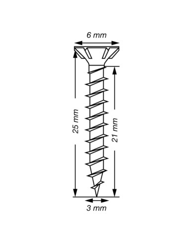 1 x Spax T-STAR LISÄÄ uppokantainen TORX T10...