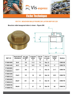 Urosliitin Kuva 290 20x27 (3/4") Messinki 2
