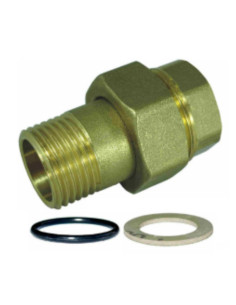 Suora liitos O-rengastiivisteellä 20x27 (3/4") Uros...