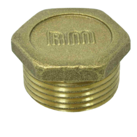 1 x Urosliitin Kuva 290 26x34 (1") litteä pää Messinki