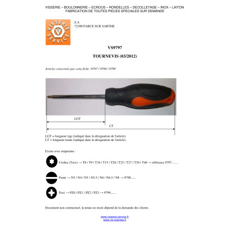 1 x Ruuvimeisseli loppu TORX T9 Pituus yhteensä 80 Metallivarren pituus 50