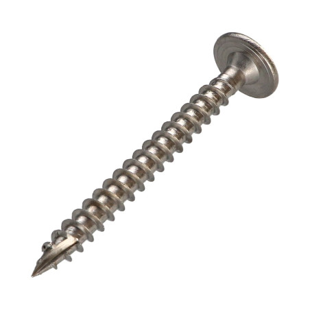 1 x "Ruuvi rakennuspuutavaraan Ruostumaton teräs A2 8x70 Kierteytetty kohteessa 50 TORX T40 Pään halkaisija: 20