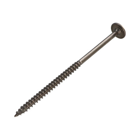 1 x "Ruuvi rakennuspuutavaraan Ruostumaton teräs A2 6X110 Kierteytetty kohteessa 70 TORX T25 Pään halkaisija: 15