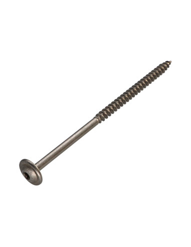 1 x "Ruuvi rakennuspuutavaraan Ruostumaton...