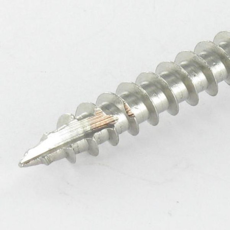 1 x "Ruuvi rakennuspuutavaraan Ruostumaton teräs A2 10X320 Kierteytetty kohteessa 105 TORX T40 Pään halkaisija: 25
