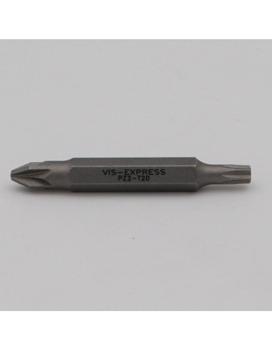 1 x Kärki Kaksois Pozi PZ10 + TORX T20 Pituus 50