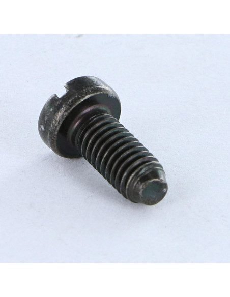 1 x Metalliruuvit Suuri kupumainen lieriöpää Halkaistu M5X12 BP Musta sinkitty teräs