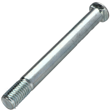 1 x Pyöreä neliöpää laipalla M12X115 Kierteytetty kohteessa 20 Neliönmuotoinen 12x12x3 Sinkitty teräs