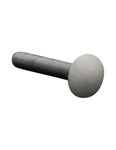 1 x Pyöreä neliöpää laipalla M7X45...
