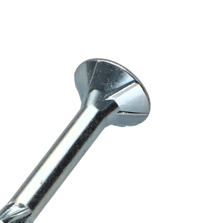 1 x Kehysruuvi TEKOR uppokantainen Uritettu TORX T25 5x100 Kierteytetty kohteessa 60 "Halkeamista estävä kärki Sinkitty
