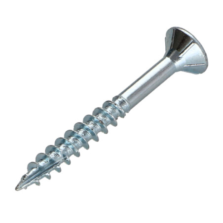 1 x "Puu- ja lastulevyruuvi uppokantainen Uritettu 4,5x35 Kierteytetty kohteessa 25 TORX T25 Sinkitty teräs