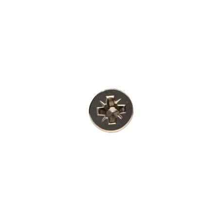 1 x Puuruuvi uppokantainen Pozi PZ10 4X13 Kokonaan kierteytetty Nikkelöity teräs