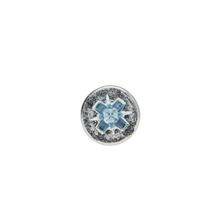 1 x Puuruuvi uppokantainen Pozi PZ10 4x50 Kokonaan kierteytetty Sinkitty teräs