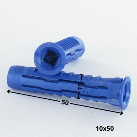 1 x Kiinnitystulppa Nailon 10x50 4ALL RAWLPLUG