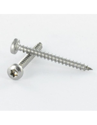 1 x Puuruuvi Pyöreä pää 4x50 TORX T20 Sinkitty...