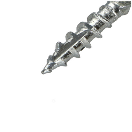 1 x Kehysruuvi TEKOR uppokantainen Uritettu TORX T20 4X25 Kierteytetty kohteessa 15 "Halkeamista estävä kärki Sinkitty