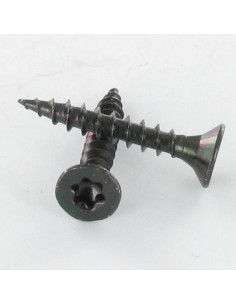 Puuruuvi uppokantainen TORX T20 4X30 Musta sinkitty teräs