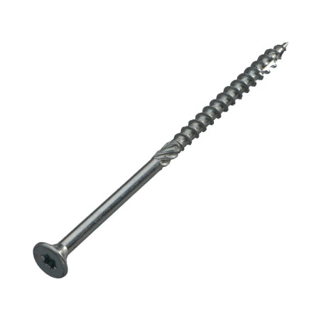 1 x Puuruuvi uppokantainen TORX T30 6x100 Kierteytetty kohteessa 60 Sinkitty teräs