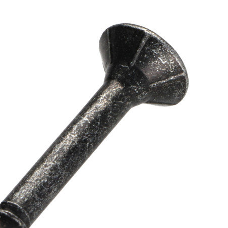 1 x "Puu- ja lastulevyruuvi uppokantainen Uritettu 6x70 Kierteytetty kohteessa 42 TORX T30 Musta sinkitty teräs