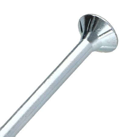 1 x "Puu- ja lastulevyruuvi uppokantainen Uritettu 5X120 Kierteytetty kohteessa 70 TORX T25 Sinkitty teräs "Halkeamista