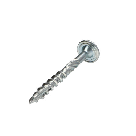 1 x "Puu- ja lastulevyruuvi Levypää TORX T30 "Halkeamista estävä kärki 6x60 Osittain kierteytetty Sinkitty teräs