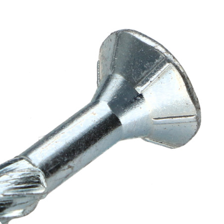1 x Kehysruuvi TEKOR uppokantainen Uritettu TORX T25 5X80 Kierteytetty kohteessa 47 "Halkeamista estävä kärki Sinkitty