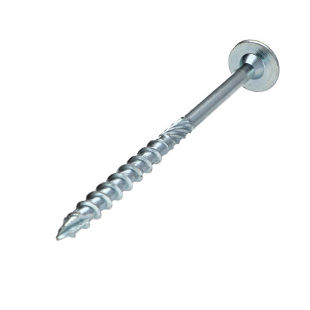 1 x "Puu- ja lastulevyruuvi Levypää TORX T30 "Halkeamista estävä kärki 6X110 Osittain kierteytetty Sinkitty teräs